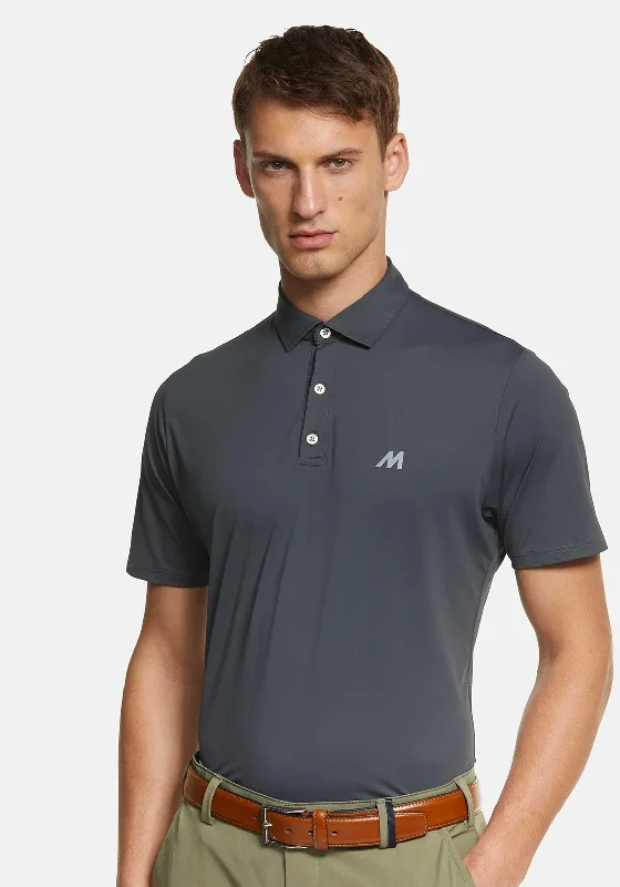 Weekend Discounts You Deserve Meyer Tiger High Performance Polo Shirt, Charcoal