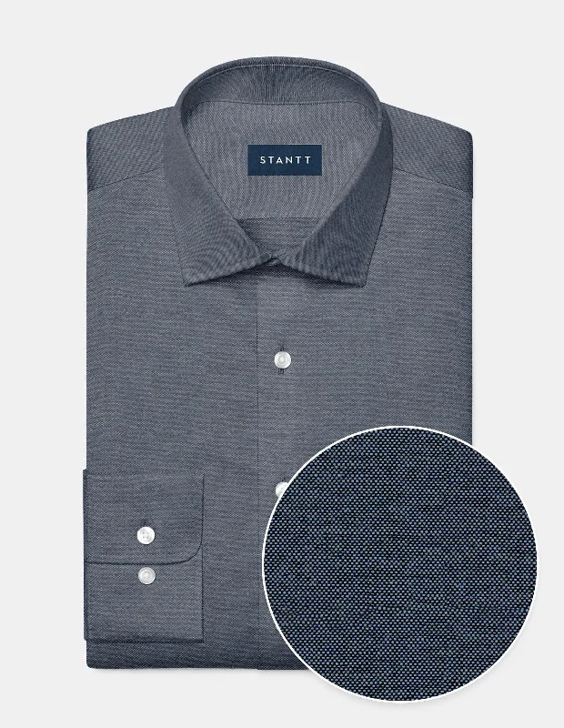 Weekend Specials to Snag Faded Indigo Denim Oxford