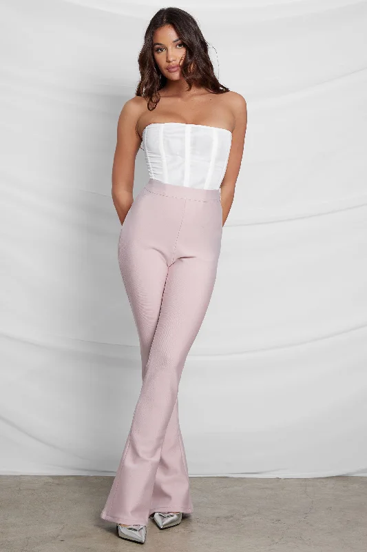 Lowest Price Haze High Waist Trendy Bandage Pants - Pink