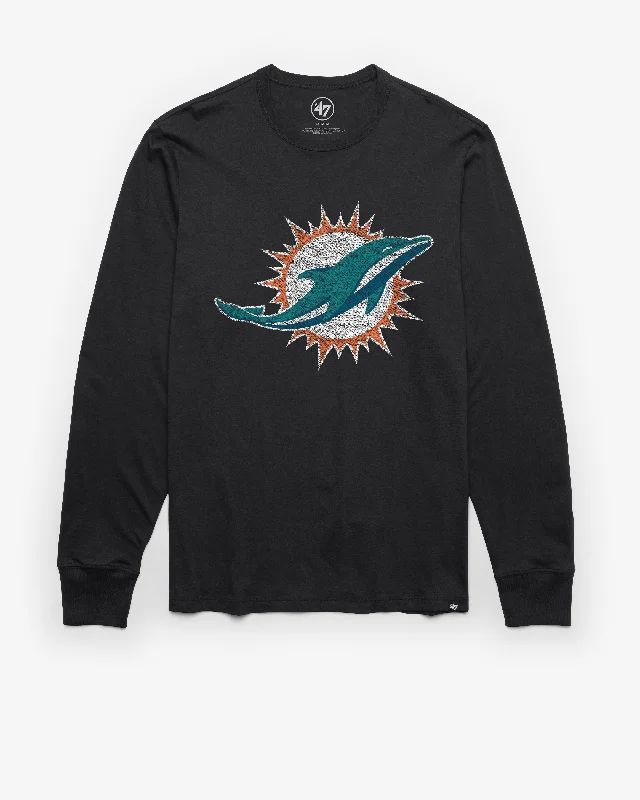 Can't Beat MIAMI DOLPHINS PREMIER '47 FRANKLIN LONG SLEEVE TEE