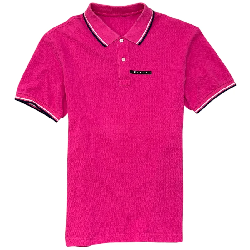Great Bargains Men's Logo Polo Shirt Pink Size XL