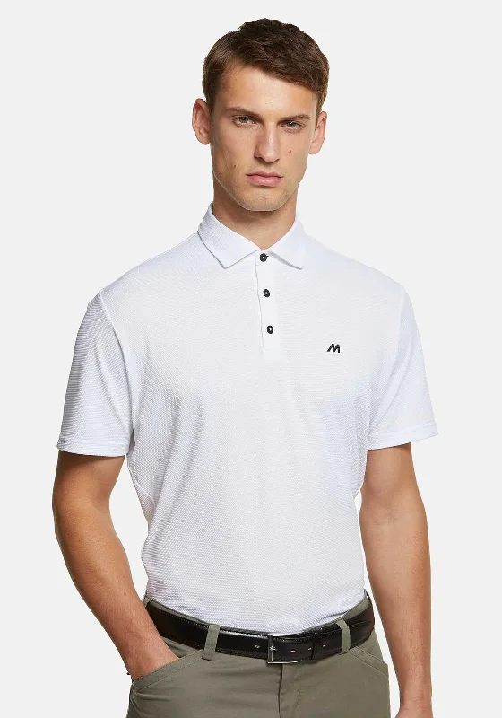 Your Weekend, Your Savings Meyer Rory High Performance Pique Polo Shirt, White