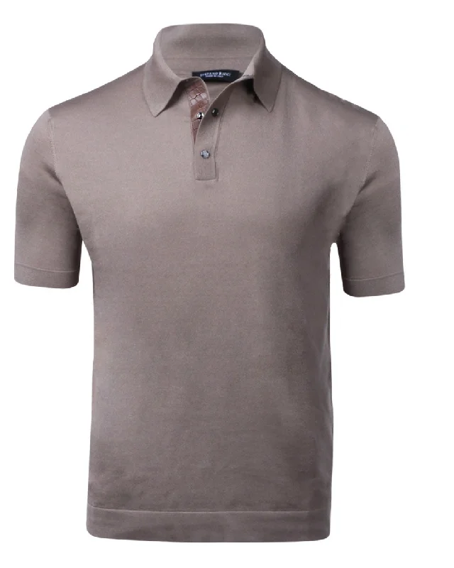 Weekend-Only Price Drops Beige Knit Polo