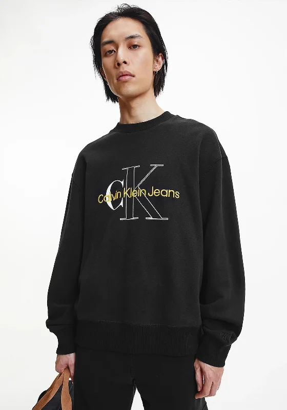 Value Deals Calvin Klein Monogram Sweatshirt, Black