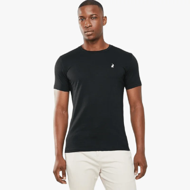Major Savings Polo Mens Crew Neck Short Sleeve Tee Black