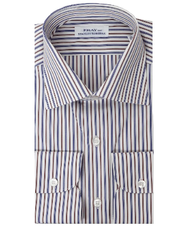 Quick Sale Striped Byron Dress Shirt