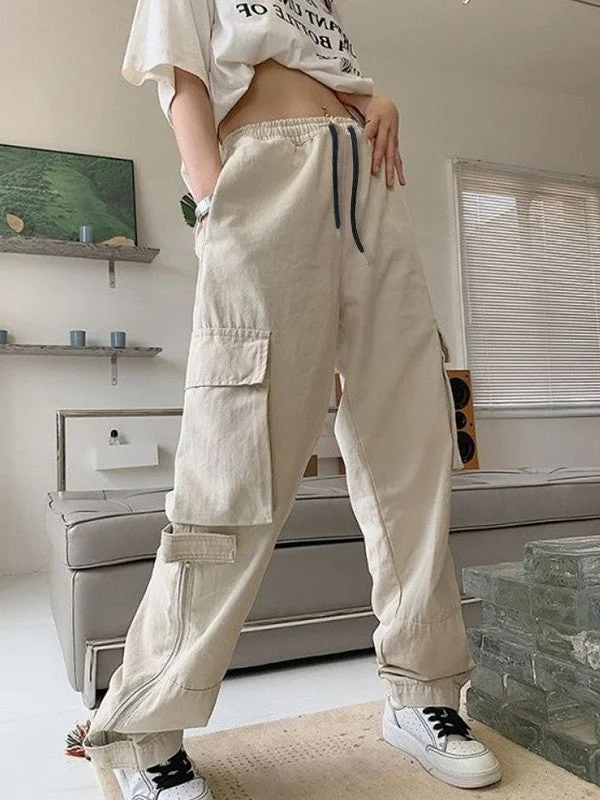 Weekend Offers That Amaze Vintage Ankle Zip Cargo Pants