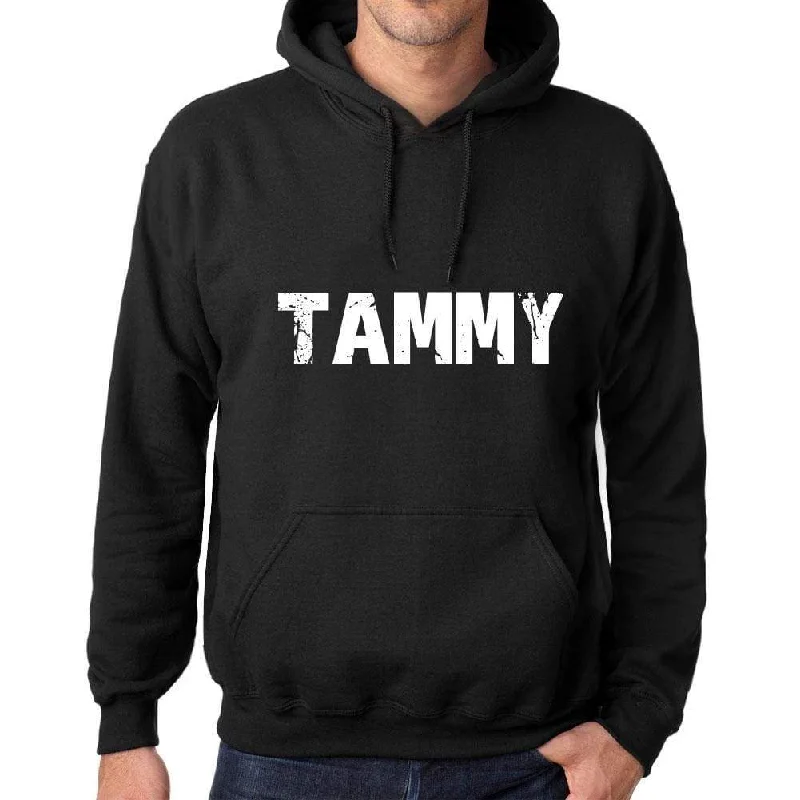 Flash Sale Men's Women's Unisex Printed Graphic Cotton Hoodie Soft Heavyweight Hooded Sweatshirt Pullover Popular Words TAMMY Deep Black Flash Sale Men's Women's Unisex Printed Graphic Cotton Hoodie Soft Heavyweight Hooded Sweatshirt Pullover Popular Words TAMMY Deep Black