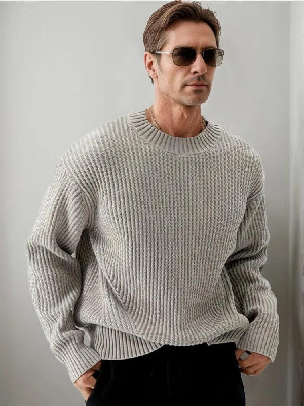 Final Sale Smart Casual Minimalist Knit Pullover