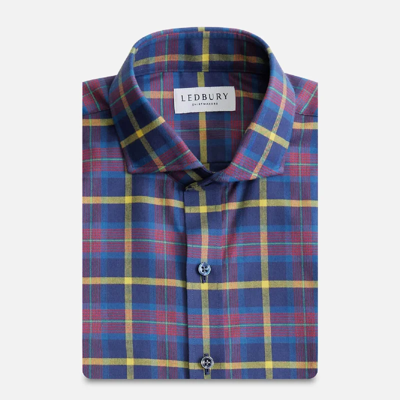Weekend Bargains Await You The Blue Berkley Plaid Custom Shirt