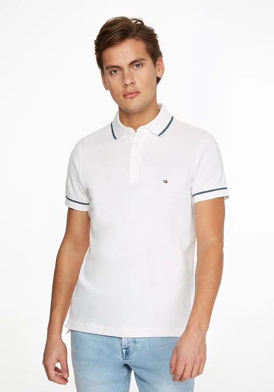 Weekend Deals That Thrill Tommy Hilfiger 1985 Tipped Slim Polo Shirt, White