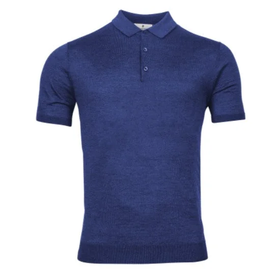 Weekend Wonders Await! ID50155-Thomas Maine Indigo Polo
