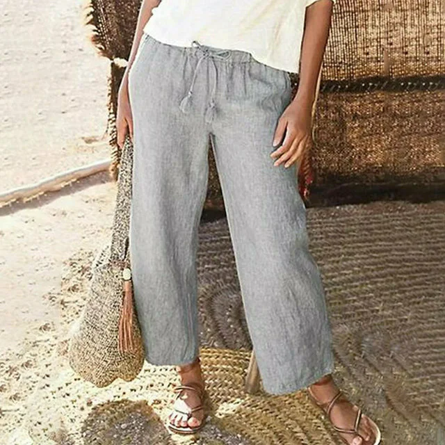 Weekend Offers That Sizzle Solid Color Straight Pants