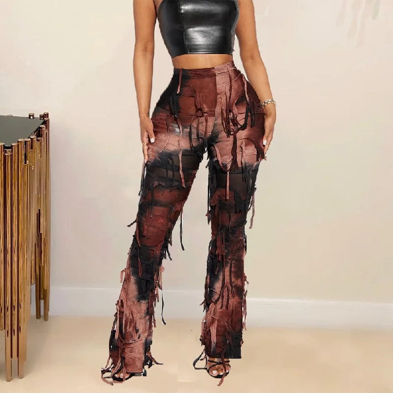Mega Discount CityHottie - Perl Tassel Stretch Straigh Pants for Women Tie Dye Printed Bodycon Trousers Fashion Capris 2024 Mega Discount CityHottie - Perl Tassel Stretch Straigh Pants for Women Tie Dye Printed Bodycon Trousers Fashion Capris 2024