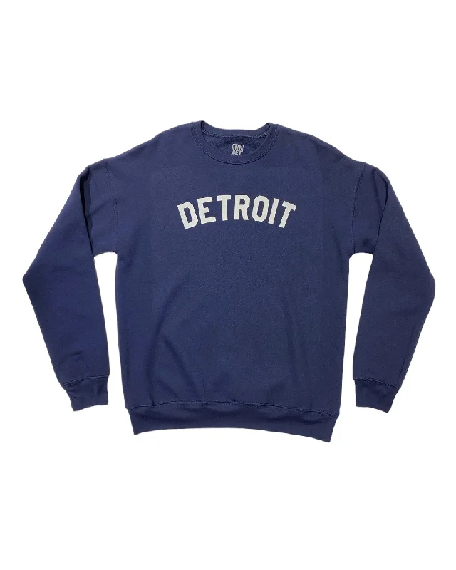Crazy Savings Ink Detroit Crewneck Sweatshirt - Navy