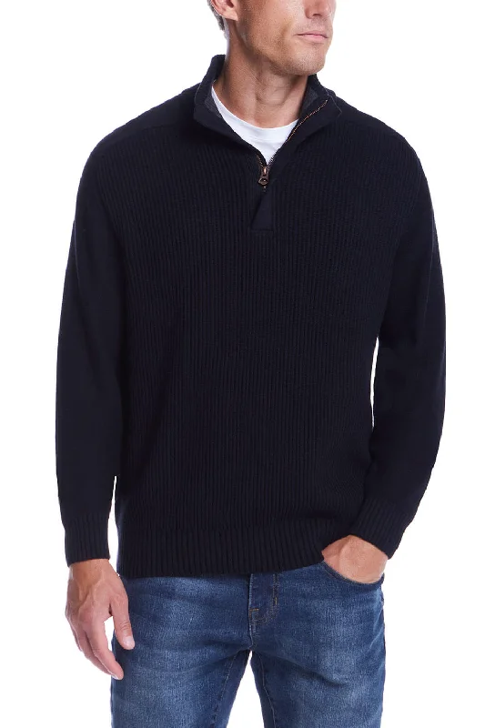 Exclusive Preview Weatherproof Vintage Southwest Quarter Zip Sweater for Men in Navy | F2440421GK-NAVY Exclusive Preview Weatherproof Vintage Southwest Quarter Zip Sweater for Men in Navy | F2440421GK-NAVY