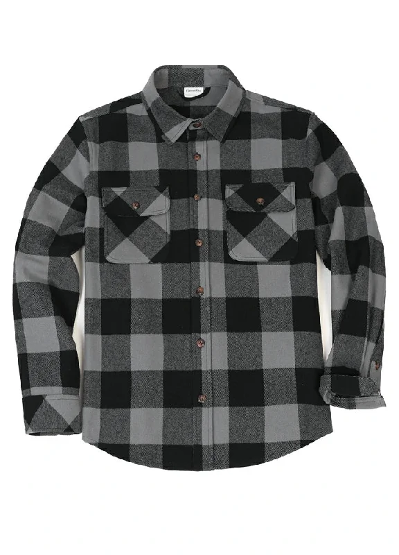 Overstock Sale Men's Stalwart Heavyweight Flannel Shirts,10.6oz,Relaxed Fit