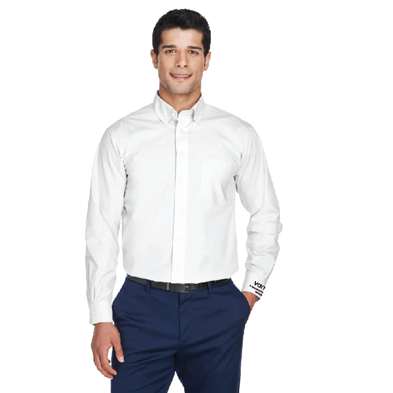 Major Savings Men's Solid Broadcloth Dress Shirt