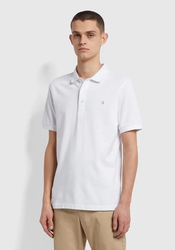The Best Prices Farah Blanes Polo Shirt, White