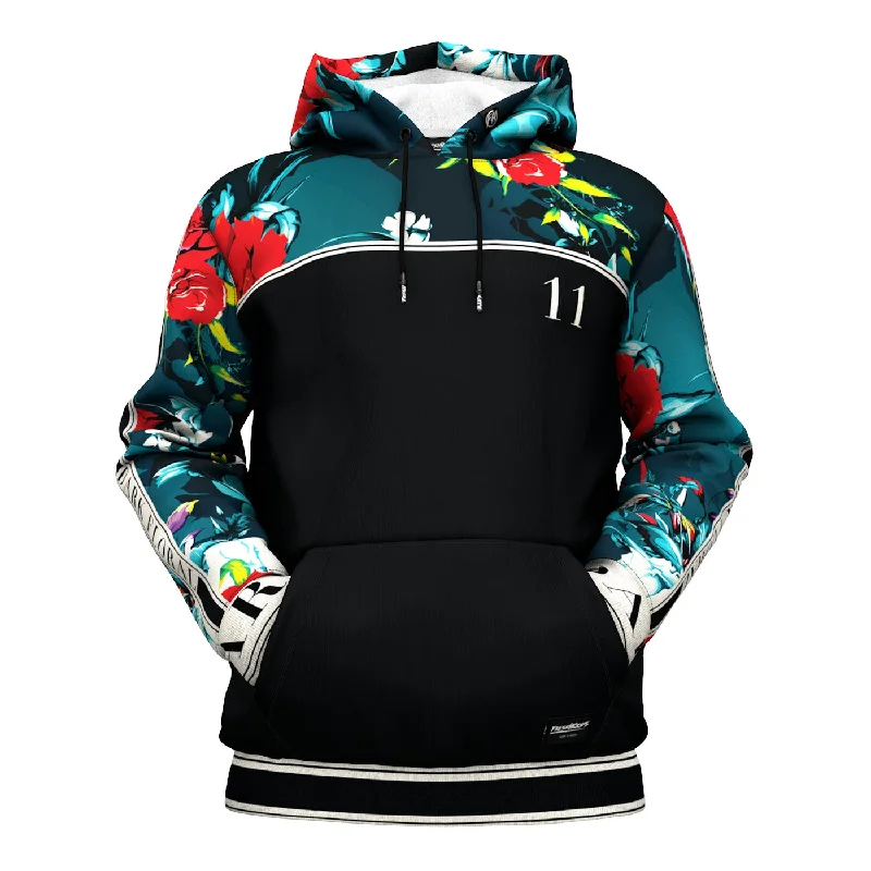 Weekend Discounts to Snag Emerald Floral Hoodie