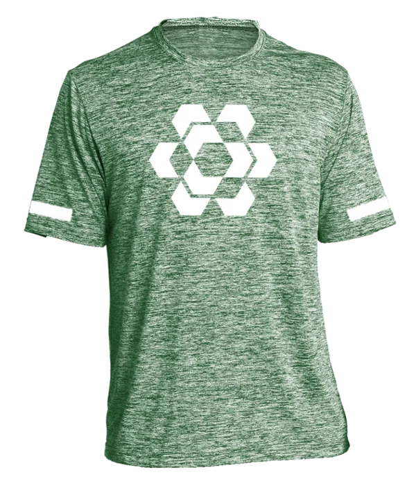 Weekend Deal Men's Reflective Short Sleeve Shirt - Diamond Hexagon Combo