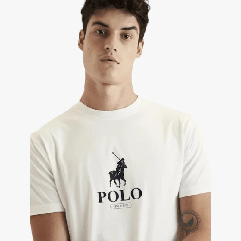 Shop and Save Polo Mens Steve Short Sleeve Tee White