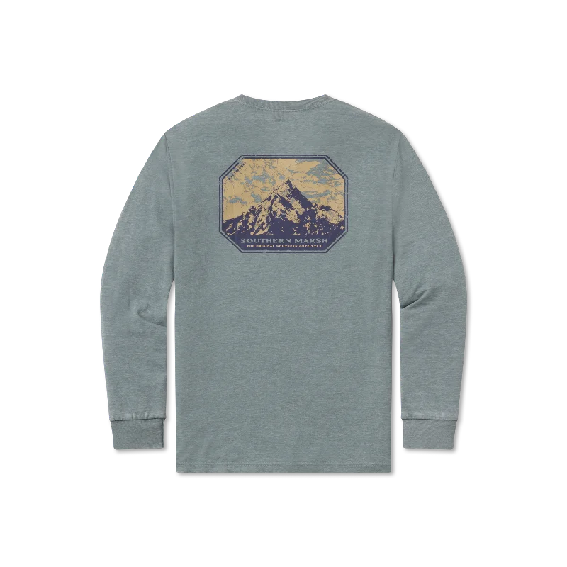 Overstock Sale SEAWASH™ Tee - High Altitude Hexagon - Long Sleeve