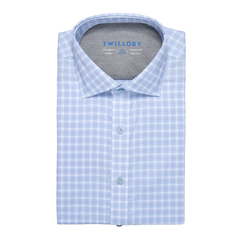 Final Clearance RUNNER // Performance Sky Blue Check