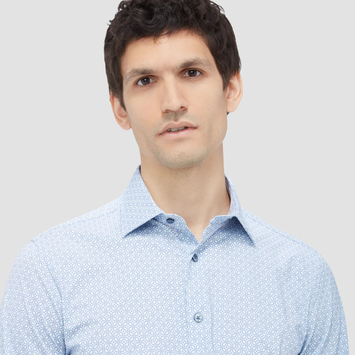Instant Savings Bugatchi Jimmy Double Sided Geometric/Paisley OoohCotton Shirt
