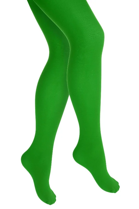 Weekend Deals to Make You Smile Pantyhose Tights Stockings Hosiery Womens Ladies Plain Colours - Green