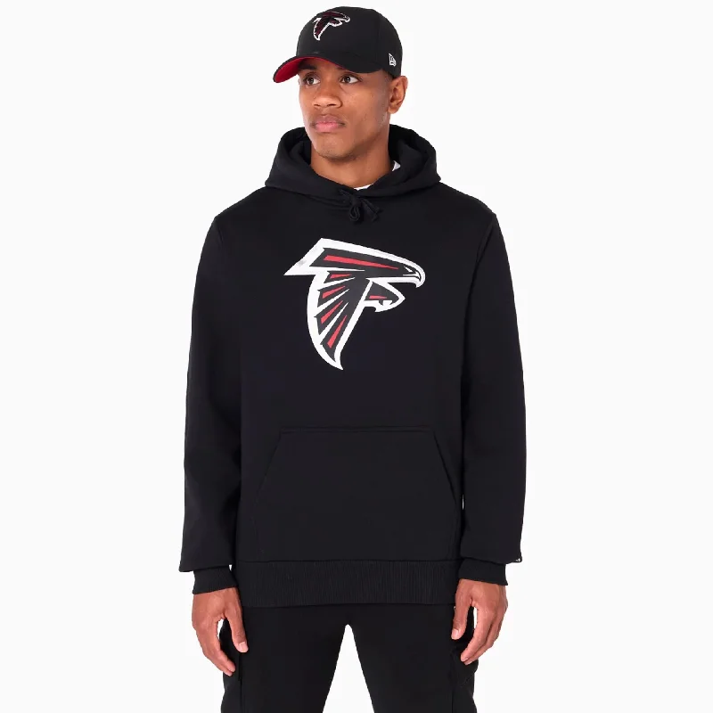 Weekend Deals to Brighten Your Day Atlanta Falcons NFL Black Pullover Hoodie