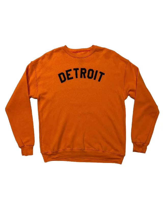 Epic Value Ink Detroit Crewneck Sweatshirt - Orange