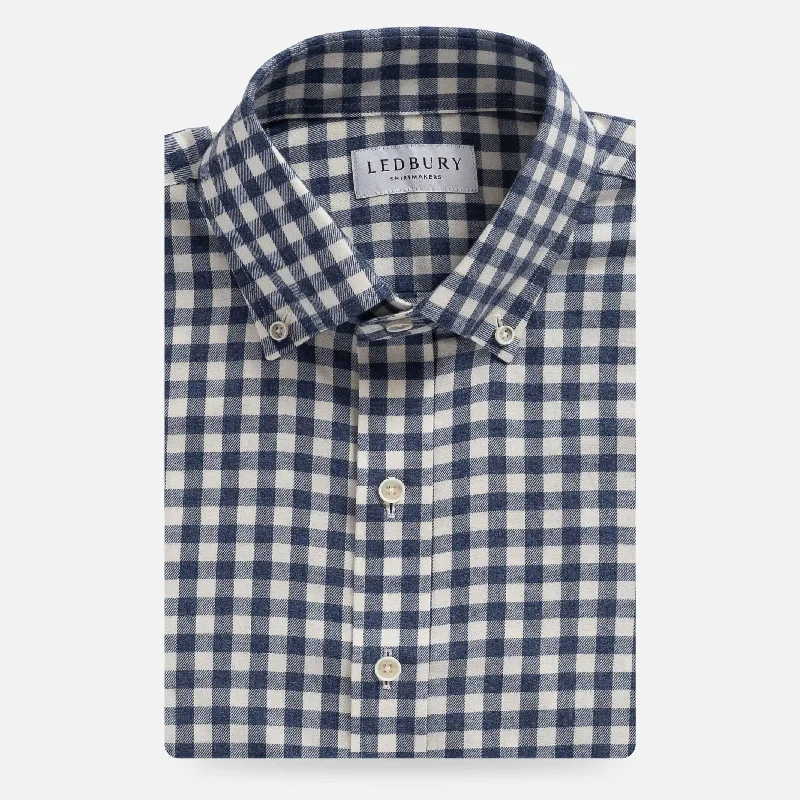 Weekend Savings Sensation The Smoky Blue Rogers Gingham Custom Shirt