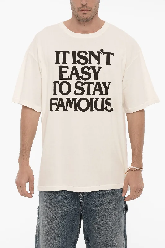 Weekend Specials to Love 1989 Studio Crew-Neck Cotton T-shirt with Maxi Print On the Front
