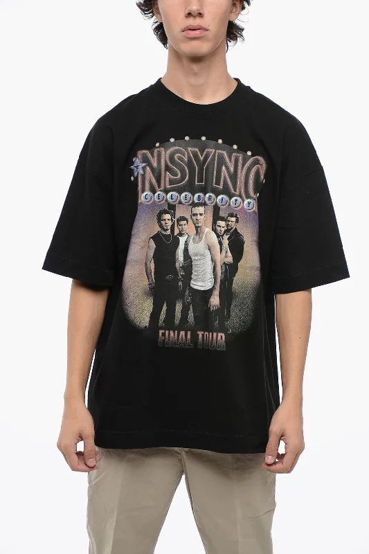 Weekend Deals That Sparkle 1989 Studio Printed NSYNC CELEBRITY Crewneck T-Shirt