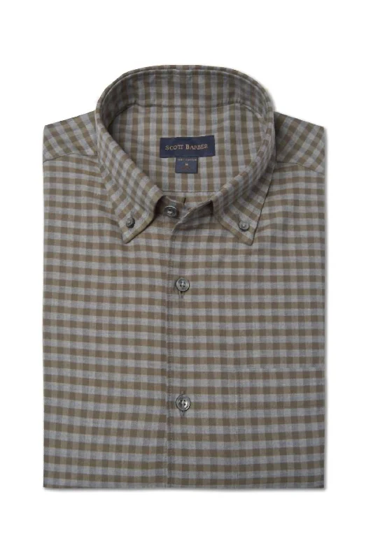 Weekend Deals That Wow 30's Melange Herringbone Gingham In Olive