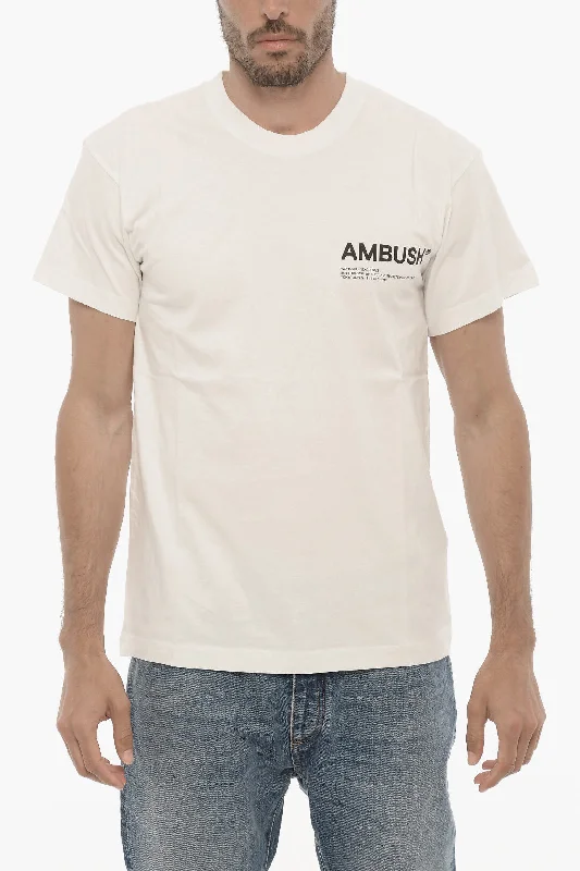 Today Only Ambush Crew Neck WORKSHOP Cotton T-Shirt