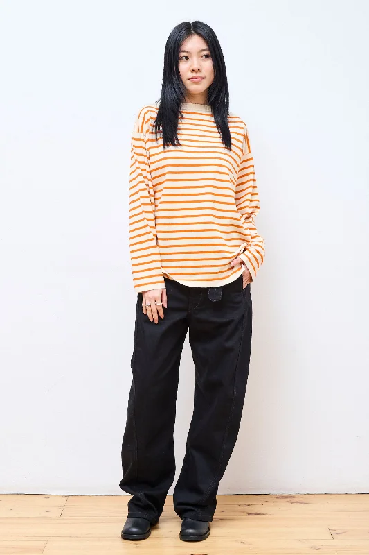 Shop and Save Boatsman Raw Cotton/Orange Stripe