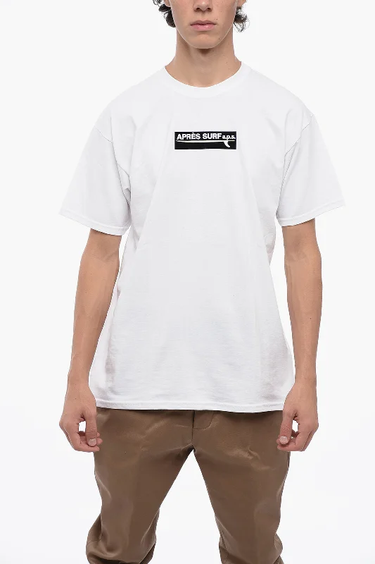 Major Savings Apres Surf Cotton Crew-Neck T-shirt with Velvet Logo