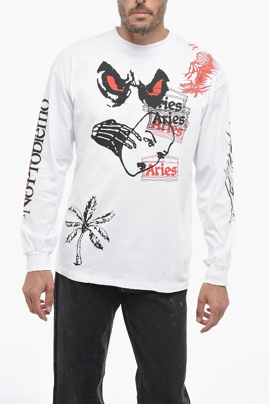 Massive Deal Aries All-Over Printed Crew-Neck T-shirt