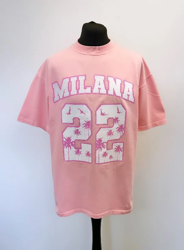 YEAR-End Clearance Baby Pink 22 Palm Heavyweight T-shirt.