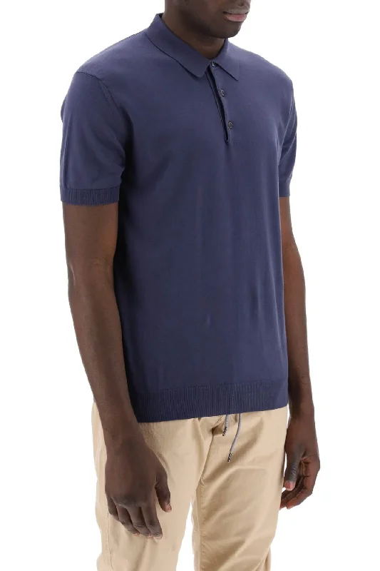 Members Only Baracuta Cotton Knit Polo Shirt