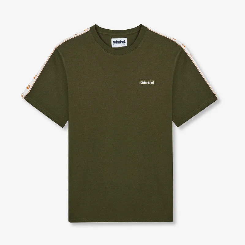 Weekend Offers That Delight Bardon Repeat Tape T-Shirt - Dark Green