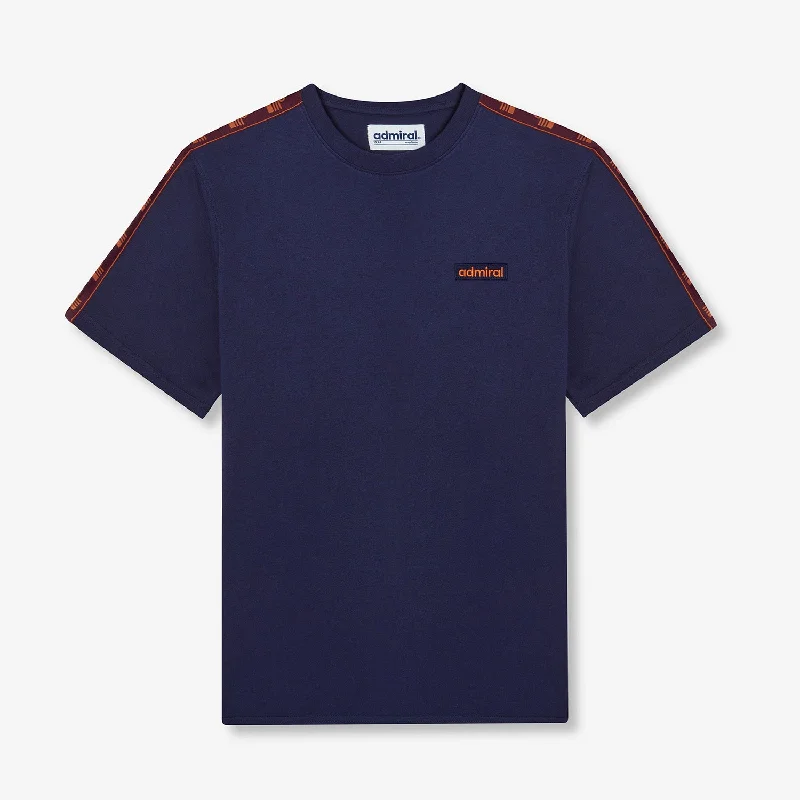 Weekend Savings Fiesta Bardon Repeat Tape T-Shirt - Navy
