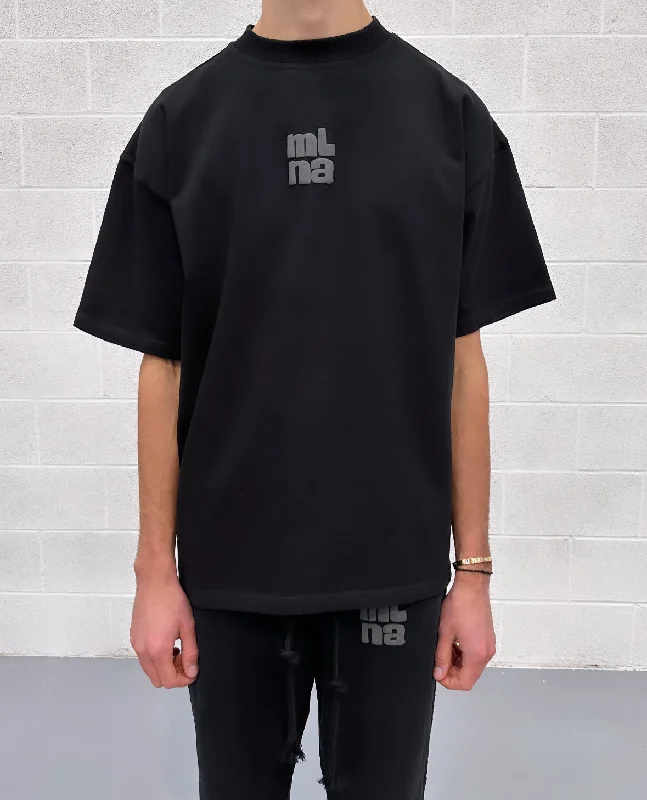 The Best Prices Black Bubble Heavyweight T-shirt.