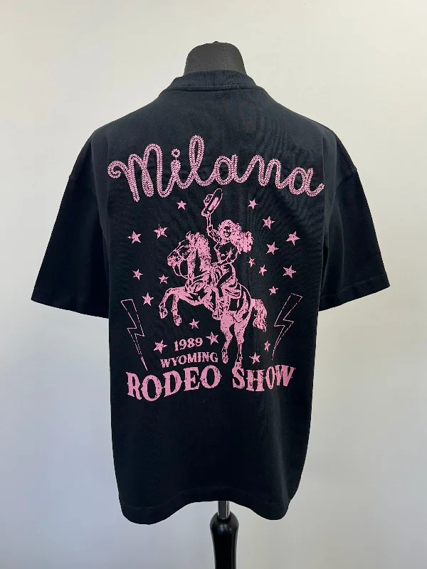 Members Only Black Rodeo Show Heavyweight T-shirt.