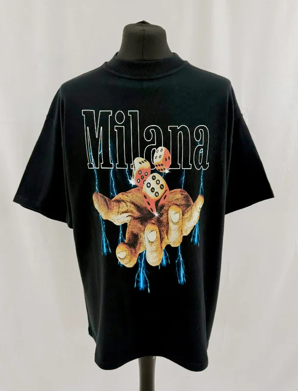 Blowout Sale Black Dice Heavyweight T-shirt.