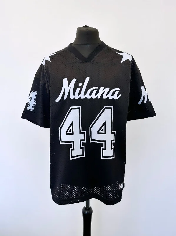 Big Savings Black Mesh Jersey.