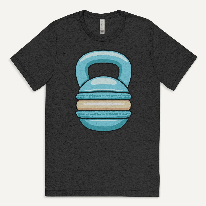 Grand Opening Sale Blue Macaron Kettlebell Design Men’s Triblend T-Shirt