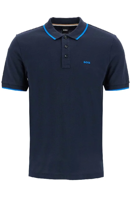 Savings Spectacular Boss Men's "Contrast Trim Parlay Polo Shirt